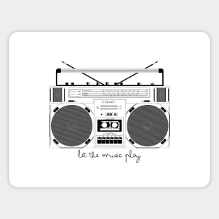 Boombox Magnet